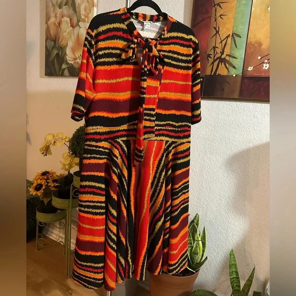 Karen-T design maxi dress size 3X - Picture 2 of 16